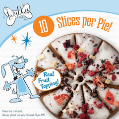 The Lazy Dog Cookie Co., Happy Birthday for A Special Dog Pup-Pie, Dog Birthday Treat, Gotcha Day Gift, Puppy Party Snacks, Made in USA, 6 in., 5 oz. (Pack of 1)