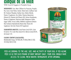 Weruva Classic Dog Food, Cirque de la Mer with Tuna & Veggies in Gravy