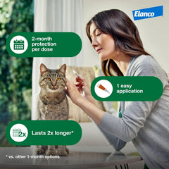 Advantage XD Cat Flea Prevention & Treatment For Cats | 1-Topical Dose, 2-Months of Protection Per Dose