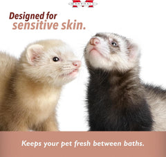 Marshall Pet Products Natural pH Balanced, Tearless Original Ferret Deodorizing Shampoo with Baking Soda, Baby Fresh Scent, 8 oz