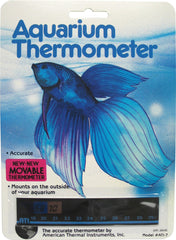 LCR Hallcrest Liquid Crystal Aquarium Thermometer Horizontal