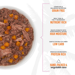 Tiki Cat Aloha Friends, Tuna & Pumpkin, Grain-Free & High Moisture, Wet Cat Food for All Life Stages