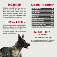 Nulo Functional Granola Bars, Healthy Dog Treats, Oven Baked, Made with Prebiotics and Probiotics, Contains No Added Salt, Sugar, or Molasses, 10 Ounce Bag