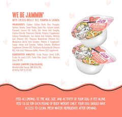 Weruva Best Fido Friend Fun Size Meals for Dogs, We Be Jammin, 2.75oz Cup, Pack of 12