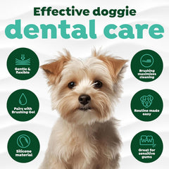 TropiClean Fresh Breath Finger Toothbrushes for Dogs & Puppies