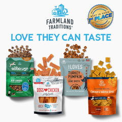 Farmland Traditions The Good List Air-Dried Dog Food, Premium Lamb, Venison, & Bone Broth for Dogs, Protein Rich & Grain-Free Nutrition