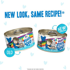 Weruva B.F.F. OMG - Best Feline Friend Oh My Gravy!, Variety Pack, Rainbow Road, Wet Cat Food by