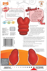 Nylabone Lobster Power Chew Toy for Dogs, Dog Toys for Aggressive Chewers, Filet Mignon Flavor, Small - Up to 25 Ibs, 1 Count
