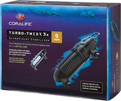 Coralife Aquarium Fish Tank Marine Salt Water Turbo-Twist UV Sterilizer