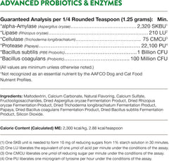 NaturVet – Advanced Probiotics & Enzymes - Plus Vet Strength PB6 Probiotic | Supports and Balances Pets with Sensitive Stomachs & Digestive Issues | for Dogs & Cats (4 oz)