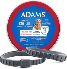 ADAMS Flea & Tick Collar for Dogs & Puppies – 2 Pack
