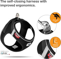 Curli Magnetic Vest Harness Air-Mesh Black