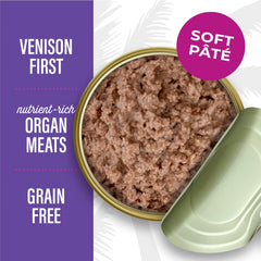Tiki Cat After Dark Pate Wet Cat Food, Wild Venison & Beef Liver