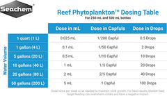 Seachem Laboratories Reef Phytoplankton Marine Nutritional Supplement