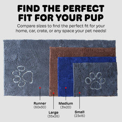 Dog Gone Smart Cat Litter Mat, 35-In by 26-In