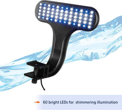 Aqueon Clip-On LED Aquarium Fish Tank Light for Planted Growing Plants for Up To 20 Gallon Aquariums