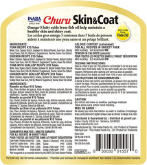 INABA Churu Lickable Purée Natural Cat Treats for Skin and Coat with Omega Oils, Taurine and Vitamin E, 0.5 Ounces Each Tube, 50 Tubes, Skin & Coat Variety