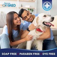 TropiClean OxyMed Dog Shampoo for Allergies and Itching , Medicated Oatmeal Shampoo for Dry Itchy Skin, Seborrhea, & Hot Spots 20 oz