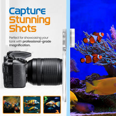 Flipper Cleaner FL!PPER Flipper DeepSee Viewer MAX 5" Coral and Fish Magnifier for Reef Tank and Freshwater Aquarium Photography and Videography - Magnetic Magnifying Glass