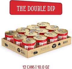 Weruva Dogs in The Kitchen, The Double Dip with Beef & Wild-Caught Salmon Au Jus Dog Food (Pack of 12)