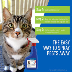 ADAMS Flea & Tick Spray for Cats – 16 fl oz