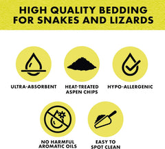 Zilla Reptile Terrarium Bedding Substrate Snake and Lizard Litter, 24 Quart