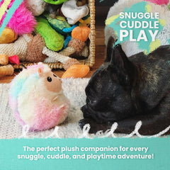 Snugarooz Baby Sophie The Starfish Dog Toy with Repair Patch - Durable Plush with Squeaker & Crinkle Sounds - Ideal for Fun Playtime Adventures