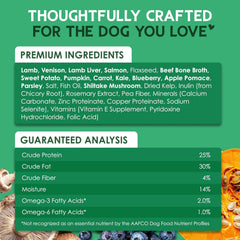 Farmland Traditions The Good List Air-Dried Dog Food, Premium Lamb, Venison, & Bone Broth for Dogs, Protein Rich & Grain-Free Nutrition