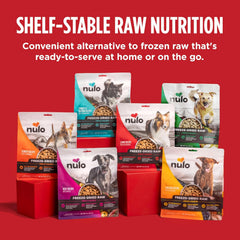 Nulo Freeze-Dried Raw Duck Recipe with Pears Complete and Balanced Dry Dog Food Kibble