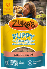 Zuke's Puppy Naturals Salmon Recipe Puppy Dog Treats, 5-oz pouch