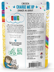 Weruva B.F.F. OMG - Best Feline Friend Oh My Gravy!, Chicken Charge Me Up with Chicken in Gravy