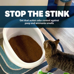 Naturally Fresh Cat Litter Made From Walnut Shells, Multi-Cat, Ultra Odor Control, Unscented, Upcycled, Sustainable, 26 Lbs
