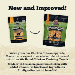 Redbarn Pet Products All-Natural Air Dried Chicken Training Treats for Puppies & Dogs – Grain-Free Single Protein Rewards Made in USA for Small, Medium, & Large Breeds - 8 oz Resealable Bag