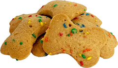 Claudia's Canine Bakery Rainbow Confetti Bone Dog Biscuits, 13 Ounces, Vanilla Flavor, Made in The USA
