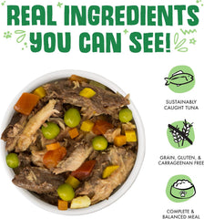 Weruva Classic Dog Food, Cirque de la Mer with Tuna & Veggies in Gravy