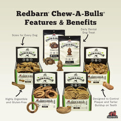 Redbarn Chew-A-Bulls Chip Medium(Pack of 45)