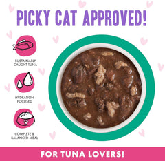 B.F.F. OMG - Best Feline Friend Oh My Gravy!, Tuna & Turkey Tell Me with Tuna & Turkey, 2.8oz Can (Pack of 12)