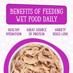 Weruva Dogs in The Kitchen, Love Me Tender with Chicken Breast Au Jus Dog Food 2.8-oz Pouch(Pack of 12)