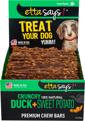 etta says! Premium Crunchy Chew Bars - All Natural - Made in The USA (12 Count Pack of 1)