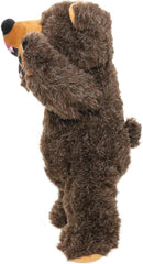 MIGHTY- Angry Animal Bear - Squeaker-Multiple Layers. Made Durable, Strong & Tough. Interactive Play (Tug, Toss & Fetch). Machine Washable & Floats