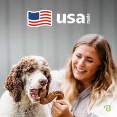 Benebone Tripe Bone Durable Dog Chew Toy for Aggressive Chewers, Real Tripe, Made in USA