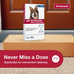 K9 Advantix™ II for Extra Large Dogs – 2 Monthly Doses