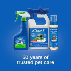 ADAMS Plus Flea & Tick Foaming Shampoo & Wash for Cats & Kittens – 10 oz