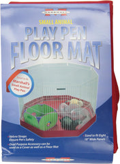 Marshall Pet Products Small Animal Play Pen Mat Red, 1ea/8 Panel