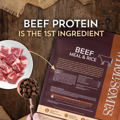 Wholesomes Beef Meal & Rice Dry Dog Food 40 lb