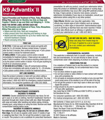 Elanco K9 Advantix II Dog Vet-Recommended Flea, Tick & Mosquito Treatment & Prevention | Dogs 4-10 lbs. | 2-Mo Supply