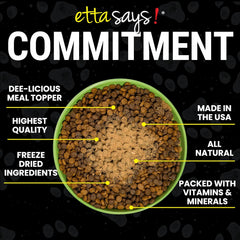 Etta says! Liver Sprinkles for Dogs - High Protein Food Topper - Boosts Flavor - 100% Natural and Made in USA