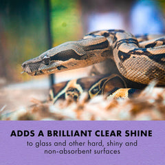 Zilla Terrarium Cleaner, For Glass, Acrylic, Hard Surfaces and More, Anti-Static Dust Control
