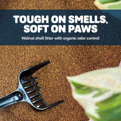 Eco-Shell Naturally Fresh Cat Litter Made From Walnut Shells, Unscented,, Biodegradable, Dust-Free, Sustainable, 14 Lbs