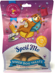 Claudia's Canine Bakery, Spoil Me Bag of Treats | Vanilla Flavor, Gourmet Dog Treats | No Preservatives, No Animal by-Products, No Fillers | Made in The USA | Net Wt. 8 oz